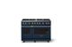 Viking® 5 Series 48" Slate Blue Pro Style Gas (NG) Range with Brushed Brass Trim-3