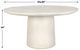 Uttermost® Madrone Warm White Aluminum Indoor-Outdoor Dining Table-2