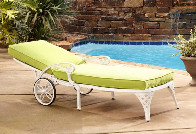 homestyles® Biscayne Off-White Chaise Lounge with Cushion-1