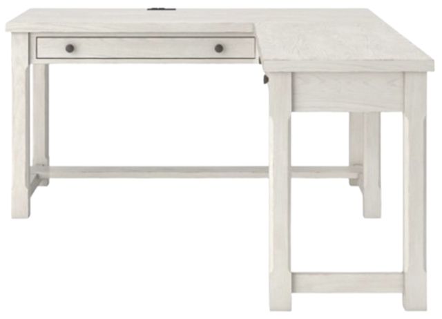 Signature Design by Ashley® Robbinsdale Antique White L-Shape Office Desk-3
