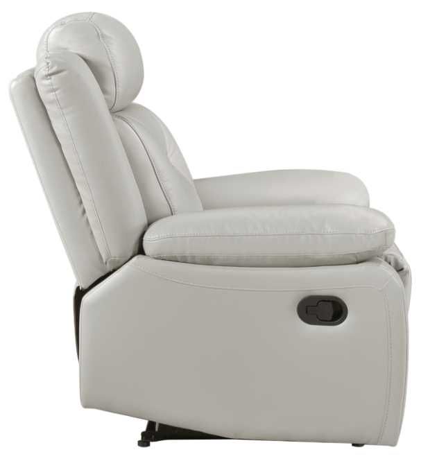 Homelegance® Laconia Silver Manual Recliner-3
