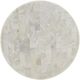 Hooker® Furniture Melange Corrina White Round Lamp Table with Gold Leaf Base-2