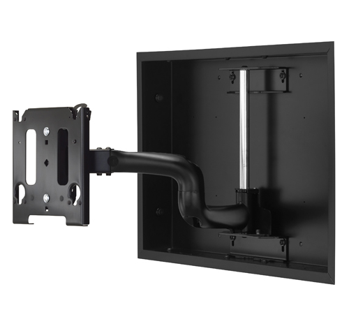 Chief® Professional AV Solutions Black Medium Low Profile In Wall Swing Arm Mount