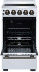 FORNO® Pallerno Alta Qualita 20" White Pro Style Electric Range-4