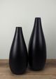 Le Present Drop Slim Black 15.7" Vase-3