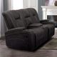 Furniture of America® Amirah 2-Piece Dark Gray Living Room Set-2