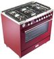 Verona® Ultima 36" Burgundy Pro Style Gas Range-3