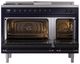 Ilve® Nostalgie II Series 48" Midnight Blue Pro Style Dual Fuel Range-1