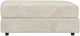 Pouf d'appoint Soletren en tissu blanc Signature Design by Ashley®-1