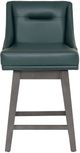 Powell® Beckett 2-Piece Gray/Dark Green Counter Stool Set-4