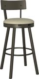 Amisco Customizable Lauren Upholstered Swivel Bar Stool-0