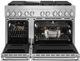 JennAir® NOIR™ 48" Stainless Steel Pro Style Dual Fuel Range-2
