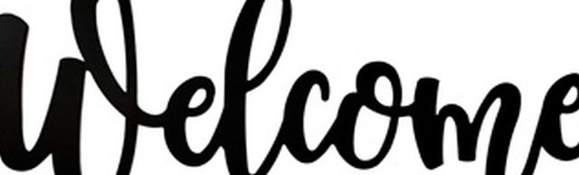 Signature Design by Ashley® Emalee Black Welcome Wall Decor-1