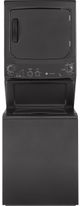 GE® Unitized Spacemaker® Diamond Gray Electric Laundry Center, 3.8 Cu. Ft. Washer, 5.9 Cu. Ft. Dryer-0