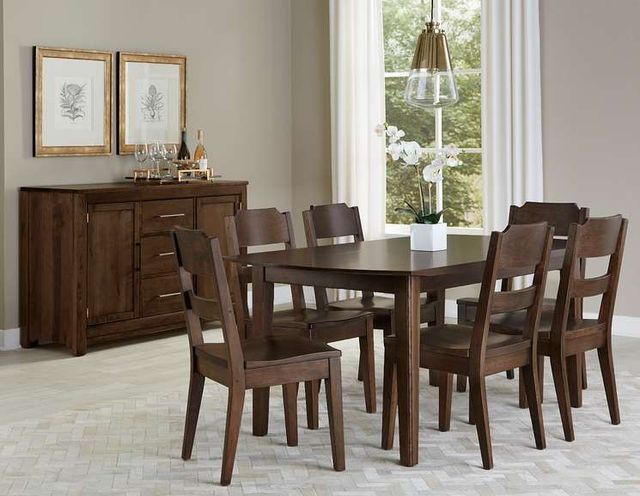 Artisan & Post by Vaughan-Bassett Crafted Cherry by Ben & Erin Napier Dark Cherry 72" Surfboard Table-3