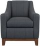 Best® Home Furnishings Customizable Mariko Leather Club Chair with Dark Walnut Legs-1