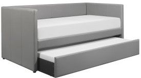 Mazin Furniture Adra Gray Daybed With Trundle-1