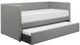 Mazin Furniture Adra Gray Daybed With Trundle-1