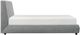 Mazin Furniture Alford Gray King Platform Bed-2