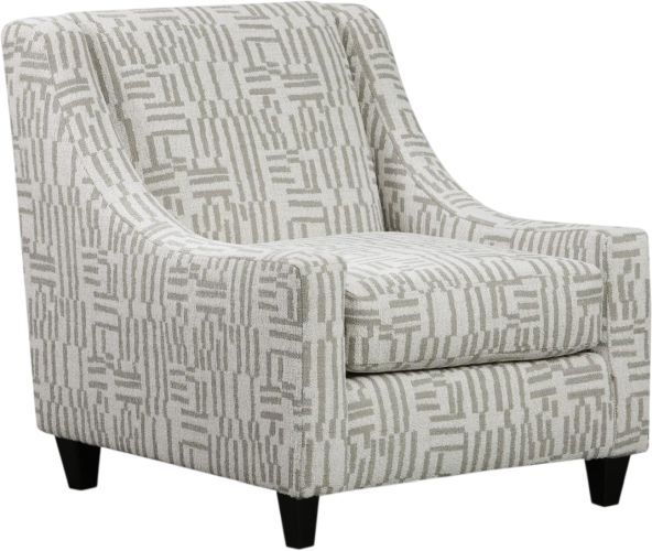 Fusion Furniture Turley Pearl Zammit Snow Accent Chair-0