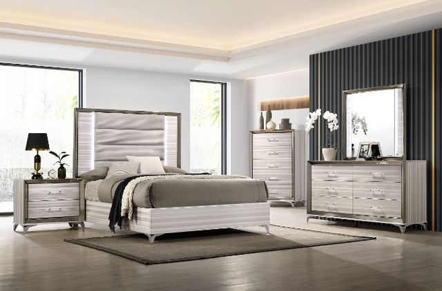 Global Furniture USA Zambrano White Dresser -3