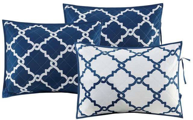 Olliix by Madison Park 6 Piece Navy Merritt Reversible Daybed Set-4