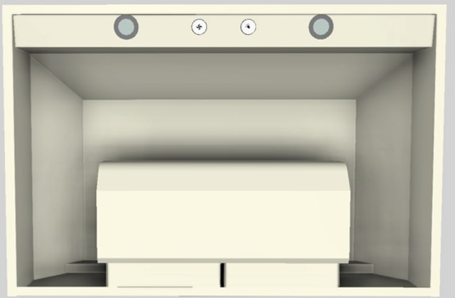 Vent-A-Hood® Designer Series 36" Biscuit Wall Mounted Range Hood-2