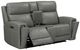 Liberty Furniture Camden Aline Light Gray Leather Power Reclining Loveseat with Console-1