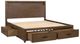 Benchcraft® Lelander Brown Queen Bookcase Storage Bed-3