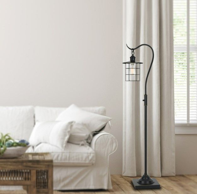 Cal® Lighting & Accessories Silverton Dark Bronze Floor Lamp-2