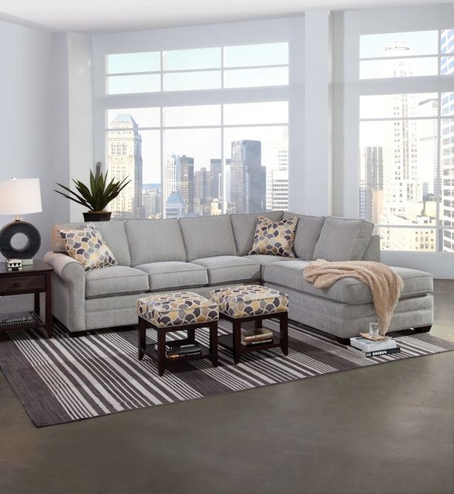 Braxton Culler Bedford 2-Piece Right-Arm Facing Bumper Sectional Sofa-1
