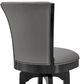 Armen Living Raleigh Gray 30" Swivel Bar Stool-4