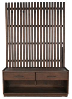 Sunny Designs™ Eliza Tobacco Leaf Hall Tree with Bench