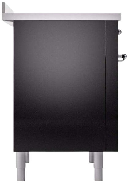 Ilve® Nostalgie II Series 36" Glossy Black Pro Style Induction Range-3