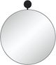 Renwil® Adamas Matte Black Accent Mirror-0
