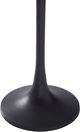 Renwil® Mortain Natural White Marble Table with Black Base -1