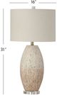 Bassett Mirror Dauphin Brown/Cream Table Lamp-2