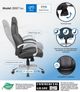 Presidential Seating Boss Black Hinged Arm Executive Chair-4