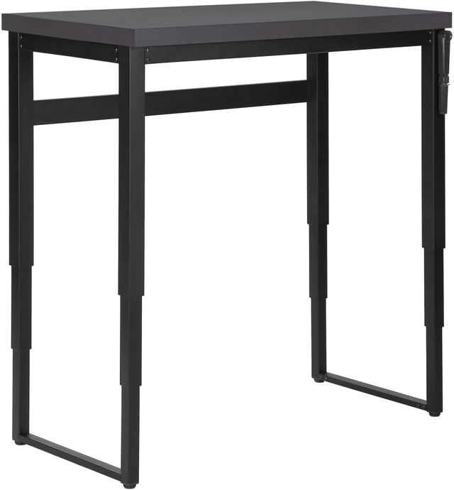 Monarch Specialties Inc. Black/Modern Grey Adjustable Computer Desk-1