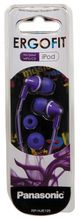 Panasonic® ErgoFit Violet In-Ear Earbud Headphones-1