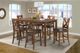 Elements International Alex 7-Piece Espresso Counter Dining Set-1