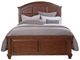 American Woodcrafters 2400 Sedona Cinnamon Cherry Queen Panel Bed-2