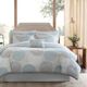 Olliix by Madison Park Essentials Aqua Twin Knowles Complete Comforter and Cotton Sheet Set-1