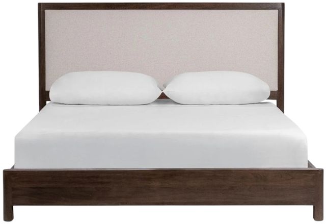 Classic Home Baylee Cocoa Brown Upholstered Eastern King Panel Bed-2
