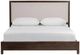 Classic Home Baylee Cocoa Brown Upholstered Eastern King Panel Bed-2