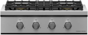 Fisher & Paykel Series 9 30" Stainless Steel Professional Natural Gas Rangetop