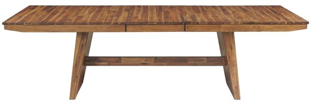 Intercon Vantage Organic Spice Acacia Trestle Dining Table-1
