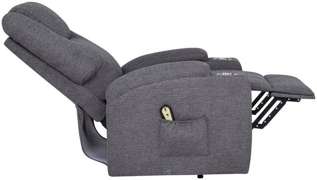 Coaster® Louie Gray Upholstered Power Reclining Chair Lift and Massage-3