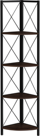 Monarch Specialties Inc. Black/Espresso Bookcase-0