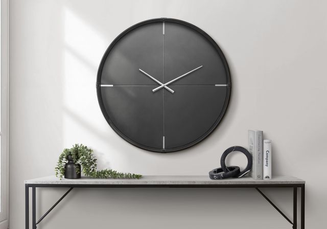 Monarch Specialties Inc. Black 30" Wall Clock-1